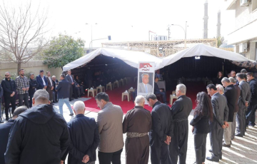 مجلس عزاء للراحل الكبير حميد مجيد موسى في أربيل بحضور واسع